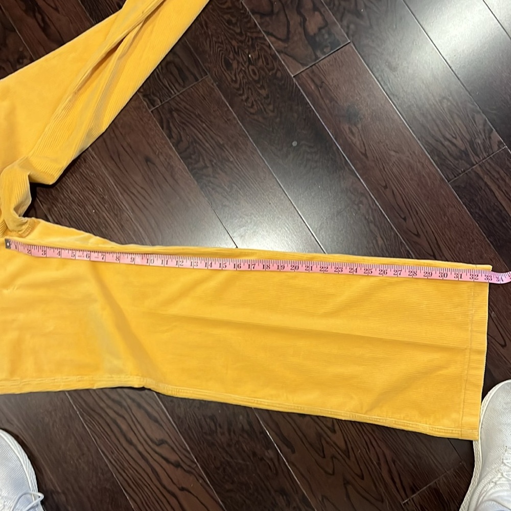 Caprio Mustard Straight Leg Women's Pants - Picture 6 of 6
